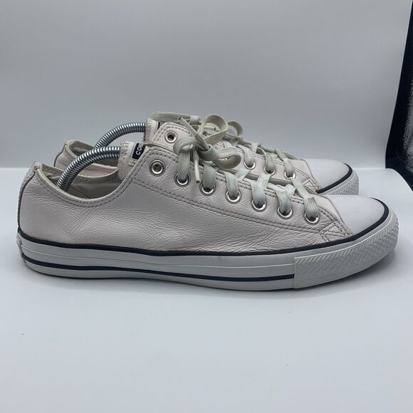 Converse All Star Unisex Light Pink Leather Sneakers Men's Size 9.5 Women 11.5 - Picture 3 of 8